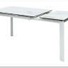 Стол CORNER 120 HIGH GLOSS STATUARIO керамика, стекло/ белый каркас, DISAUR заказать по цене 53 460 руб. в Тюмени