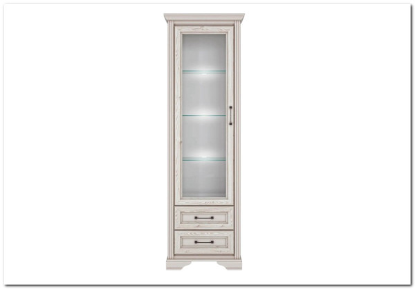 Шкаф-витрина Stylius (Стилиус) B169-REG1W2S BRW заказать по цене 31 940 руб. в Тюмени