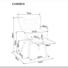 Кресло Signal CARMEN VELVET (оливковый) заказать по цене 23 645 руб. в Тюмени