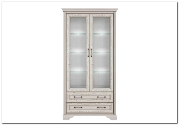 Шкаф-витрина Stylius (Стилиус) B169-REG2W2S BRW заказать по цене 49 740 руб. в Тюмени Шкаф-витрина Stylius (Стилиус) B169-REG2W2S BRW заказать по цене 49 740 руб. в Тюмени
