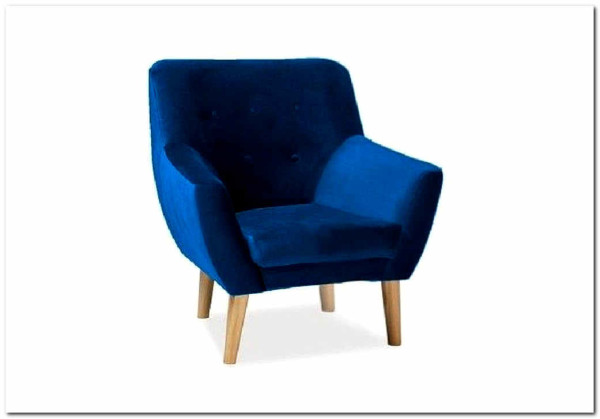 Кресло Signal NORDIC 1 Velvet Bluvel 86 (синий) заказать по цене 43 923 руб. в Тюмени