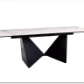 Стол обеденный Signal PETERSON Ceramic 160 раскладной (Statuario Venato белый/черный мат) заказать по цене 162 833 руб. в Тюмени