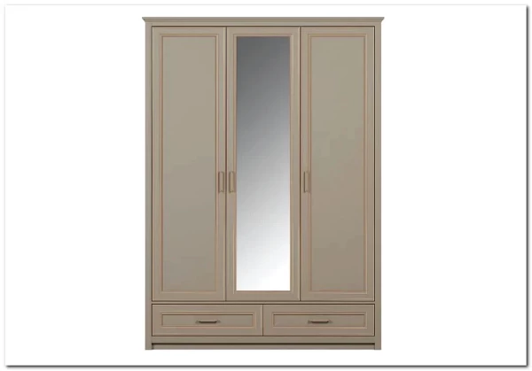 Шкаф с зеркалом Классик SZF2D1L2S глиняный серый БРВ заказать по цене 105 620 руб. в Тюмени