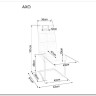 Стул кухонный SIGNAL AXO Brego 34 (бежевый/черный) заказать по цене 9 382 руб. в Тюмени