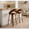Стул барный Halmar H-110 (кремовый/ореховый) заказать по цене 17 259 руб. в Тюмени