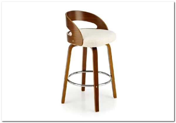 Стул барный Halmar H-110 (кремовый/ореховый) заказать по цене 17 259 руб. в Тюмени