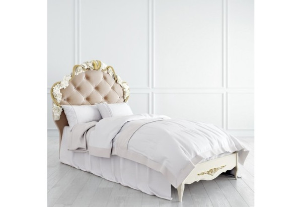 Купить Кровать с мягким изголовьем 90*190 Romantic R409-K02-AG-B01 с доставкой по России по цене производителя можно в магазине Другая Мебель в Тюмени
