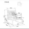 Кресло SIGNAL FOCUS Brego 34 бежевый/черный мат заказать по цене 24 090 руб. в Тюмени