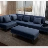 Модульный диван Милан-1 Soft Time с баром  и пуфом заказать по цене 227 920 руб. в Тюмени