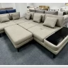 Модульный диван Милан-1 Soft Time с баром  и пуфом заказать по цене 227 920 руб. в Тюмени
