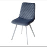 Стул DAIQUIRI BLUVEL-06 BLUE / белый каркас, велюр заказать по цене 4 050 руб. в Тюмени