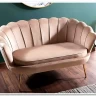 Диван SIGNAL CAMELLIA 2 Velvet Bluvel 28 (бежевый/золотой) заказать по цене 42 092 руб. в Тюмени