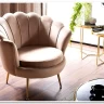 Диван SIGNAL CAMELLIA 2 Velvet Bluvel 52 (античный розовый/золотой) заказать по цене 42 092 руб. в Тюмени