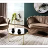 Диван SIGNAL CAMELLIA 2 Velvet Bluvel 14 (серый/золотой) заказать по цене 42 092 руб. в Тюмени