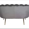 Диван SIGNAL CAMELLIA 2 Velvet Bluvel 14 (серый/золотой) заказать по цене 42 092 руб. в Тюмени