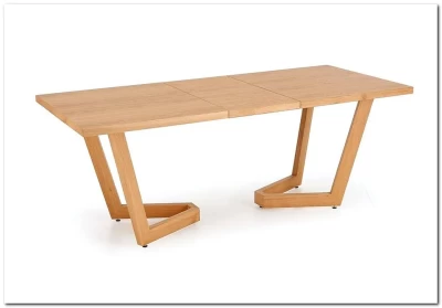 Стол обеденный Halmar MASSIVE 3 160 (дуб натуральный/дуб натуральный)