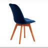Стул TULIP SOFT (mod. 74) синий (HLR 63)/натуральный заказать по цене 5 390 руб. в Тюмени