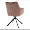 Стул кухонный Signal AZALIA Velvet Bluvel 38 поворотный (капучино/черный) заказать по цене 20 033 руб. в Тюмени