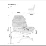 Кресло SIGNAL GISELLE античный розовый/бежевый/черный мат заказать по цене 42 142 руб. в Тюмени