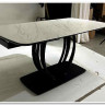Стол MATERA 160 MARBLES KL-99 Белый мрамор матовый, итальянская керамика/ черный каркас заказать по цене 116 100 руб. в Тюмени