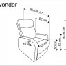 Кресло раскладное Halmar WONDER (бежевый) заказать по цене 45 905 руб. в Тюмени