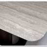 Стол DAGFINN 160 IVORY TRAVERTINE SOLID CERAMIC / Кофе / Орех, ®DISAUR заказать по цене 95 600 руб. в Тюмени