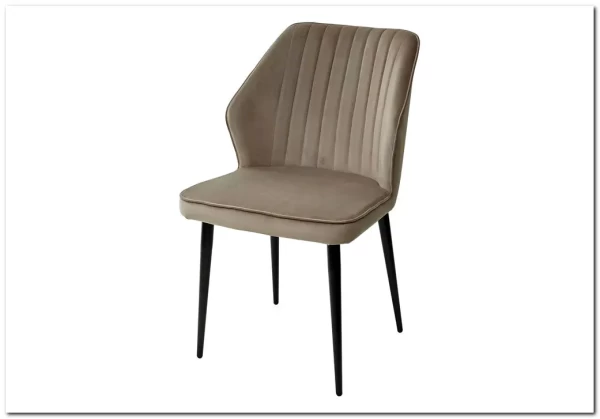 Стул SEATTLE-V ЛАТТЕ 25, велюр / черный каркас заказать по цене 6 888 руб. в Тюмени