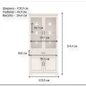 Витрина Florencia  REG2W2D1S персидский жемчуг BRW заказать по цене 54 719 руб. в Тюмени