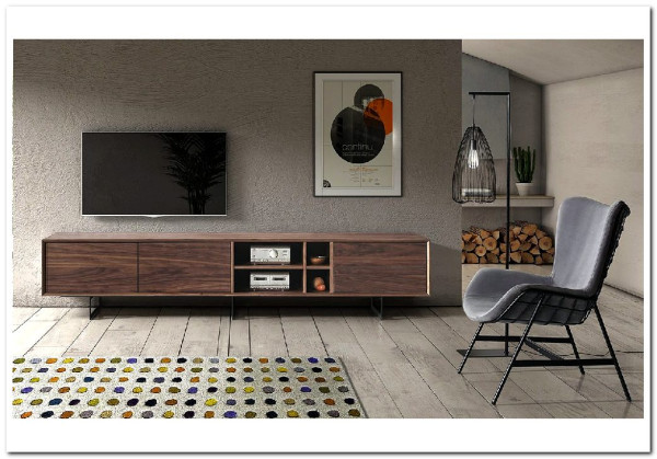 Тумба ТВ DUPEN TV130 WALNUT заказать по цене 89 700 руб. в Тюмени