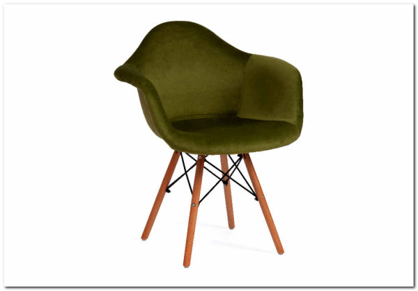 Кресло Secret De Maison CINDY SOFT (EAMES) (mod. 101) зеленый (HLR 54)/натуральный заказать по цене 7 720 руб. в Тюмени