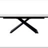 Стол LIVORNO 180 MATT WHITE MARBLE SOLID CERAMIC / BLACK заказать по цене 80 055 руб. в Тюмени