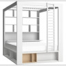 Купить Кровать со шкафом библиотечным и балдахином с основанием 160x200 4You by VOX с доставкой по России по цене производителя можно в магазине Другая Мебель в Тюмени