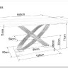 Стол обеденный Signal HERMES (эффект белого мрамора/золотой) заказать по цене 110 820 руб. в Тюмени