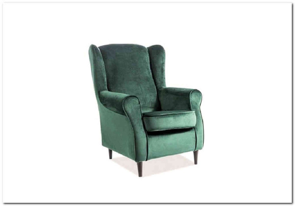 Кресло BARON Velvet Bluvel 78  Signal (зеленый) заказать по цене 47 283 руб. в Тюмени