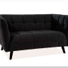 Диван CASTELLO 2 Velvet Bluvel 19  Signal (черный) заказать по цене 84 495 руб. в Тюмени