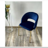 Стул AGNES BLUVEL-86 NAVY BLUE, золотой каркас заказать по цене 4 725 руб. в Тюмени