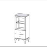 Комод-бар LA-KB 1/2 BAREK L/P Lagos Taranko заказать по цене 97 820,55 руб. в Тюмени