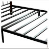 Купить Кровать AT-915 дерево гевея/металл 160*200 (Queen bed), красный дуб/черный с доставкой по России по цене производителя можно в магазине Другая Мебель в Тюмени