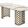 Стол CHIAVARI 220 KL-188 Контрастный мрамор матовый, итальянская керамика / Шампань, DISAUR заказать по цене 72 370 руб. в Тюмени