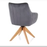 Стул кухонный Signal AZALIA D Velvet Bluvel 14 поворотный (серый/дуб) заказать по цене 21 209 руб. в Тюмени