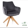 Стул кухонный Signal AZALIA D Velvet Bluvel 14 поворотный (серый/дуб) заказать по цене 21 209 руб. в Тюмени