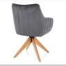 Стул кухонный Signal AZALIA D Velvet Bluvel 14 поворотный (серый/дуб) заказать по цене 21 209 руб. в Тюмени