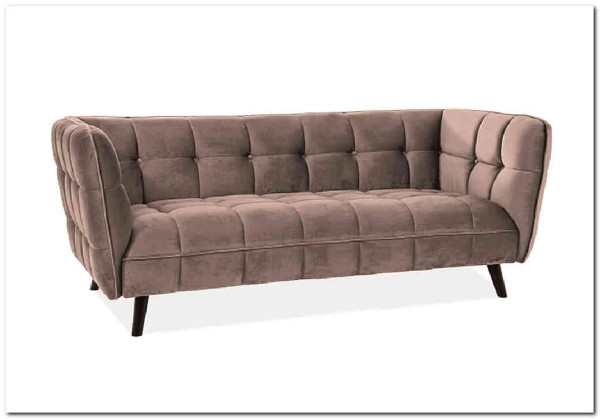 Диван CASTELLO 3 Velvet Bluvel 28  Signal (бежевый) заказать по цене 109 510 руб. в Тюмени