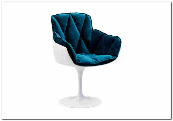 Кресло DС-1571D Marin blue fabric 7033-29 заказать по цене 25 800 руб. в Тюмени