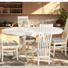 Стул DOLCE мягкое сидение бук, ivory white, велюр Tenerife Ultimate grey заказать по цене 9 920 руб. в Тюмени
