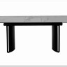 Стол RASMUS 160 TL-45 Белый мрамор, испанская керамика / черный каркас, DISAUR заказать по цене 95 250 руб. в Тюмени