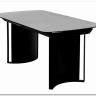 Стол RASMUS 160 TL-45 Белый мрамор, испанская керамика / черный каркас, DISAUR заказать по цене 95 250 руб. в Тюмени