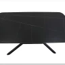 Стол обеденный Signal VECTOR Ceramic 180 (черный/черный)  заказать по цене 81 244 руб. в Тюмени