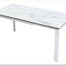 Стол CORNER 120 MATTE STATUARIO Белый мрамор матовый керамика, стекло/ белый каркас заказать по цене 53 460 руб. в Тюмени