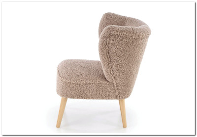 Кресло Halmar MOCCA (капучино/натуральный)